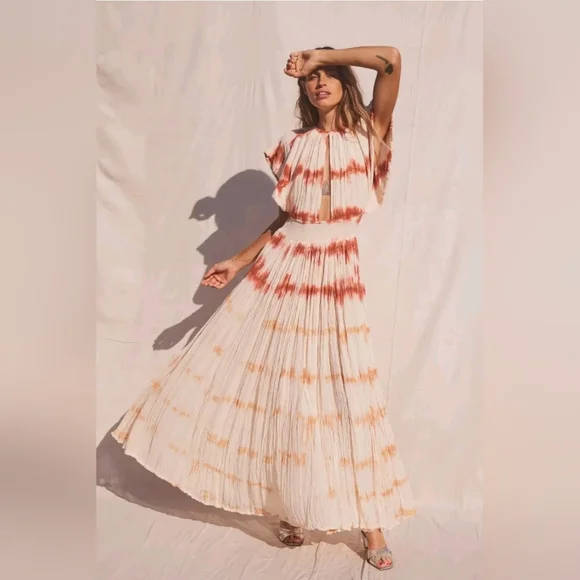 Jen’s Pirate Booty Tie Dye Monaco Maxi Dress - Picture 1 of 12